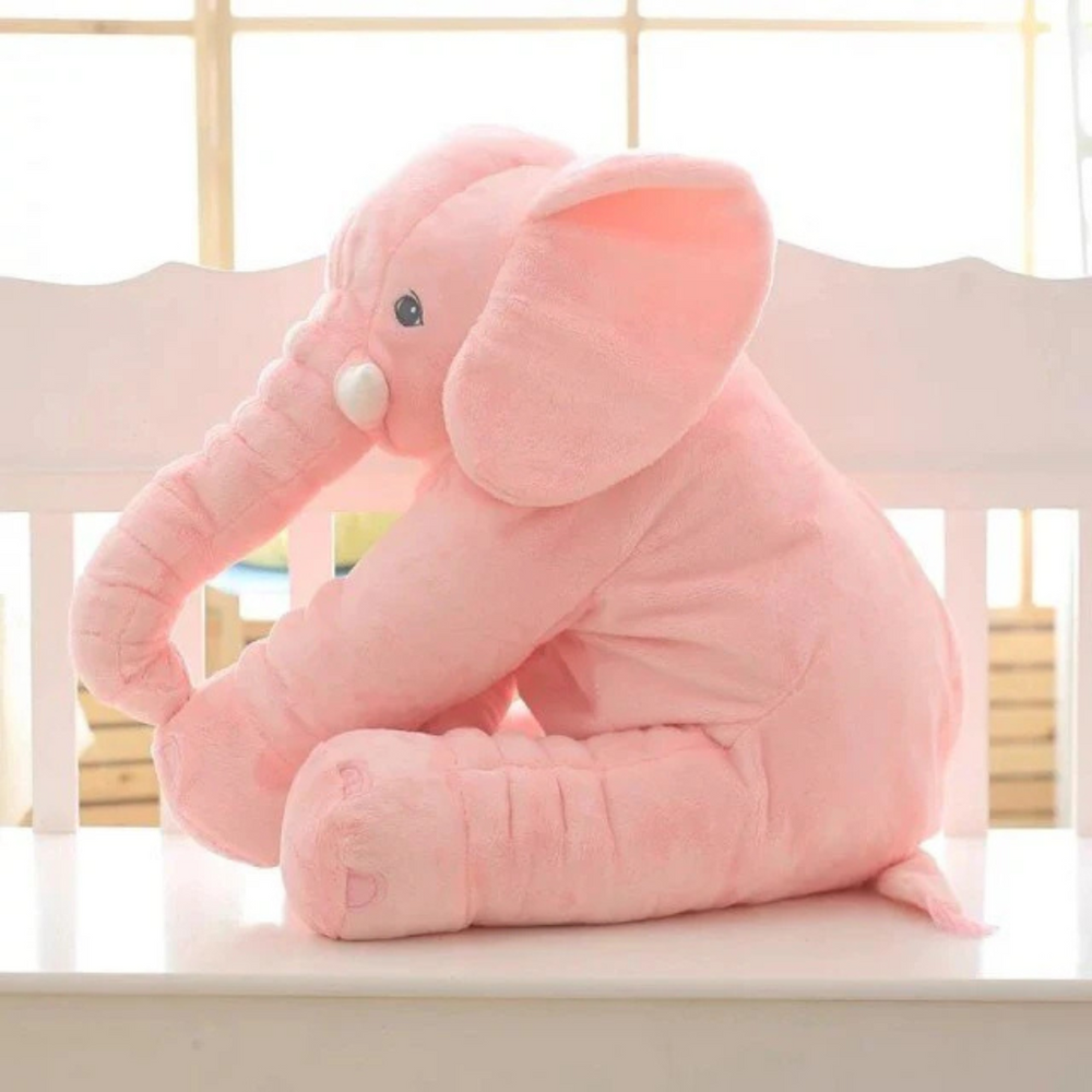 Pluche olifant knuffelkussen – extra zacht, ademende stof, vanaf 0 maanden | babyknuffel