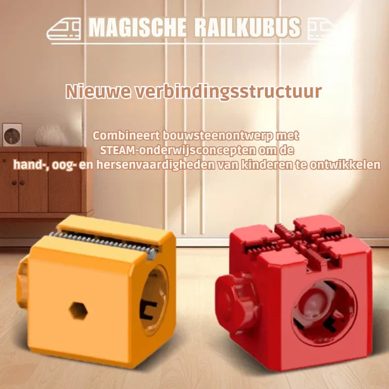 Playvero BuildSphere – Magnetisch Bouw- en Railsysteem voor Creatief en Educatief Speelplezier