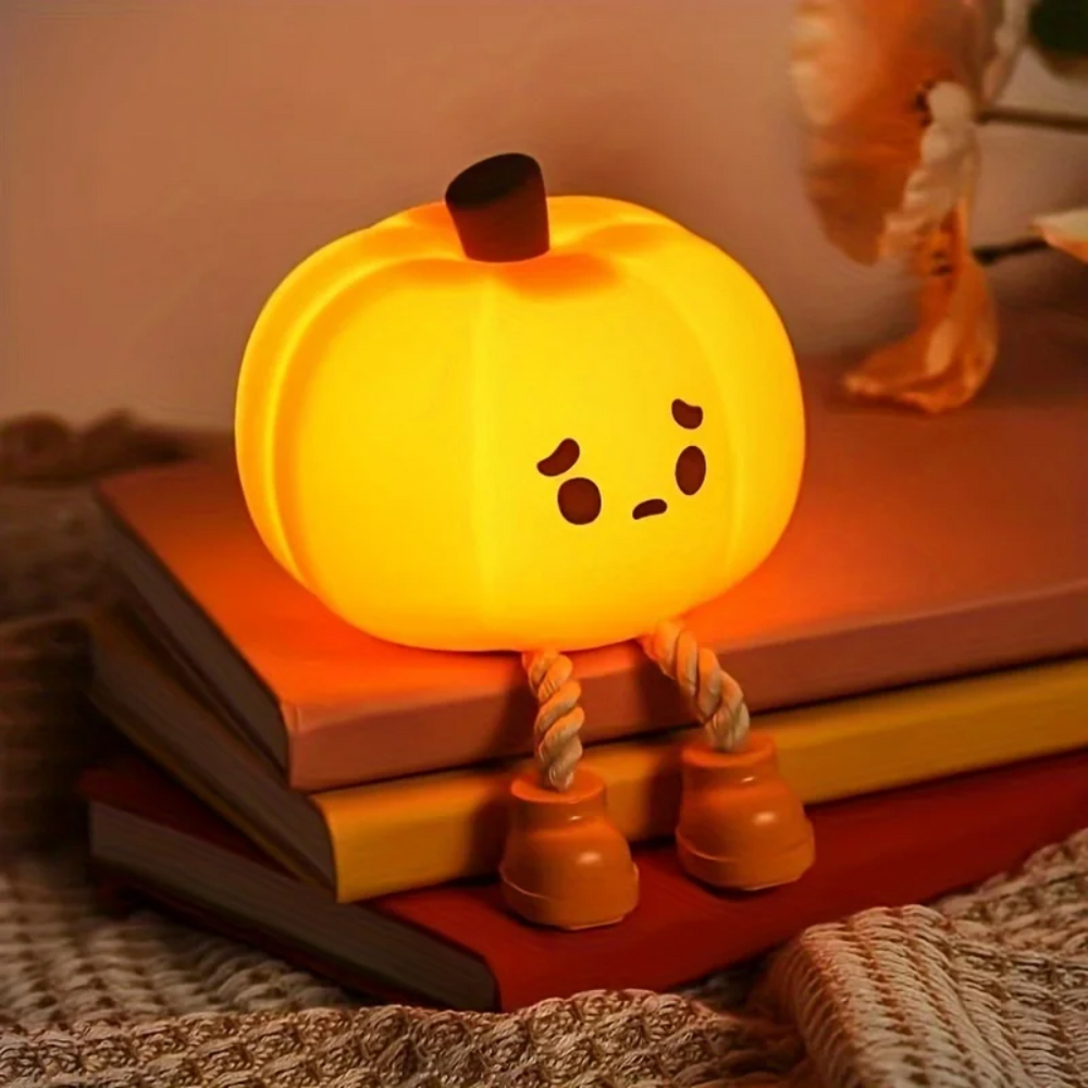 Halloween nachtlampje met zacht sfeerlicht – siliconen, oplaadbaar via USB-C | kinderkamerlamp
