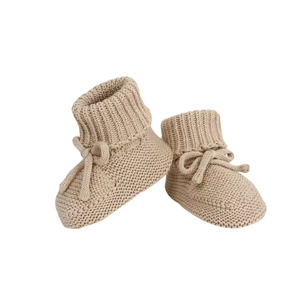Gebreide Baby Sokschoentjes – Warme & Antislip Babyslofjes van Katoen | Comfortabele Unisex Babysokken voor Peuters