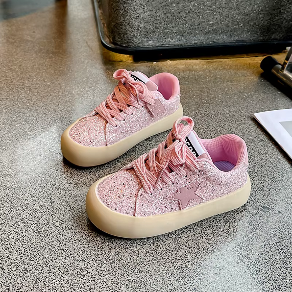 Glitter sneakers meisje | Kinderschoenen met glitters
