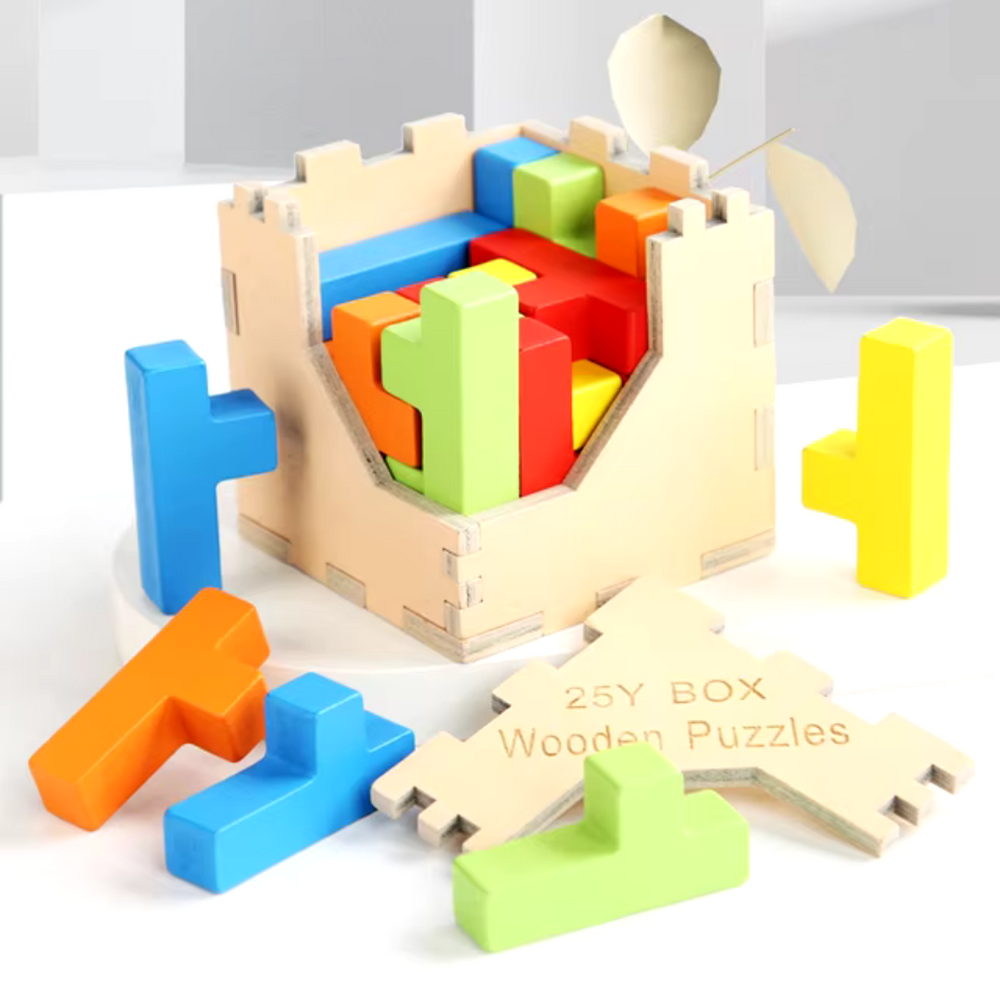 Houten 3D Puzzel voor Kinderen – Educatief Speelgoed vanaf 3 Jaar | Duurzame Breinbreker