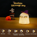 Halloween nachtlampje met zacht sfeerlicht – siliconen, oplaadbaar via USB-C | kinderkamerlamp