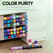 Acrylmarkers met flexibele penseelpunt voor glas, keramiek, steen, hout en papier, sneldrogende inkt op waterbasis