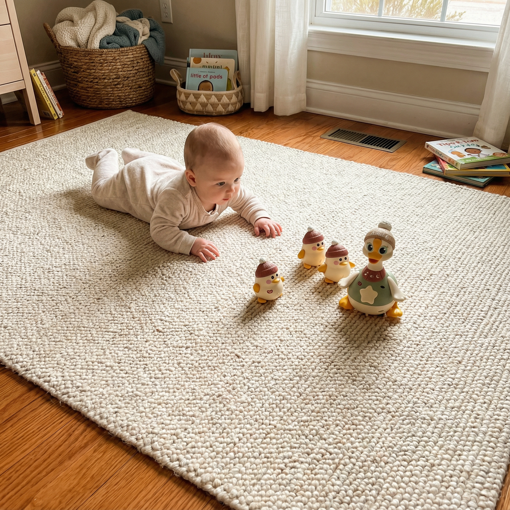Wiebeleenden Tuimelaar Baby – Tummy Time Speelgoed | Vanaf 3 mnd