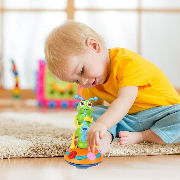 GroovyBug Dansende Saxofoon Rups – Muzikaal Speelgoed voor Kinderen vanaf 3 Jaar | Verbeter Motoriek en Coördinatie