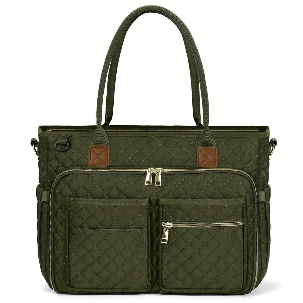 Laptoptas dames 15,6 inch gevoerd – crossbody, isolerend vak, trolleyband | werktas
