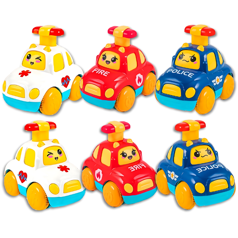 TurboTrekker Zelfrijdende Speelauto’s – Interactief Kinderspeelgoed voor 2-5 Jaar, Motoriek & Creativiteit