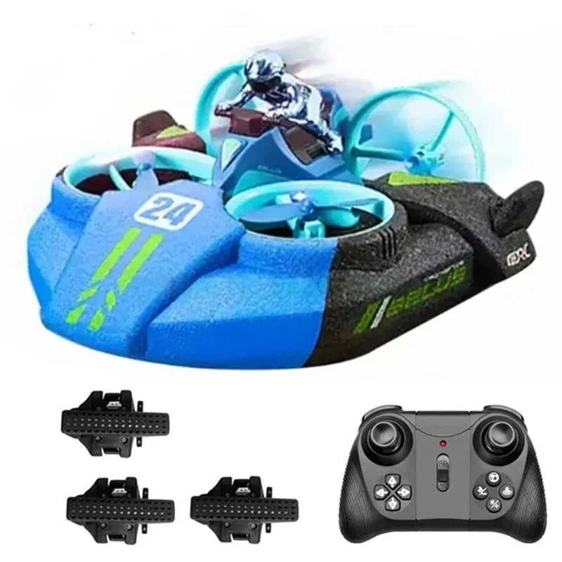 SkyRider – 360° Amfibie RC Drone Auto