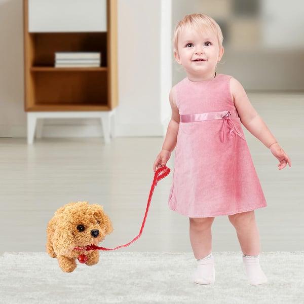 Interactieve Speelgoed Hond – Bewegende Knuffel Hond met Geluid