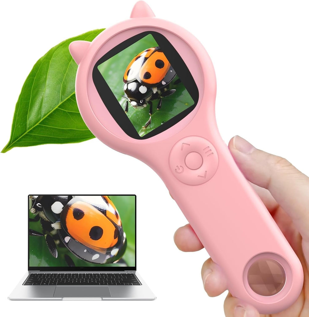 Digitale Kindermicroscoop 250x Zoom – HD Wetenschapsspeelgoed 6+ Jaar