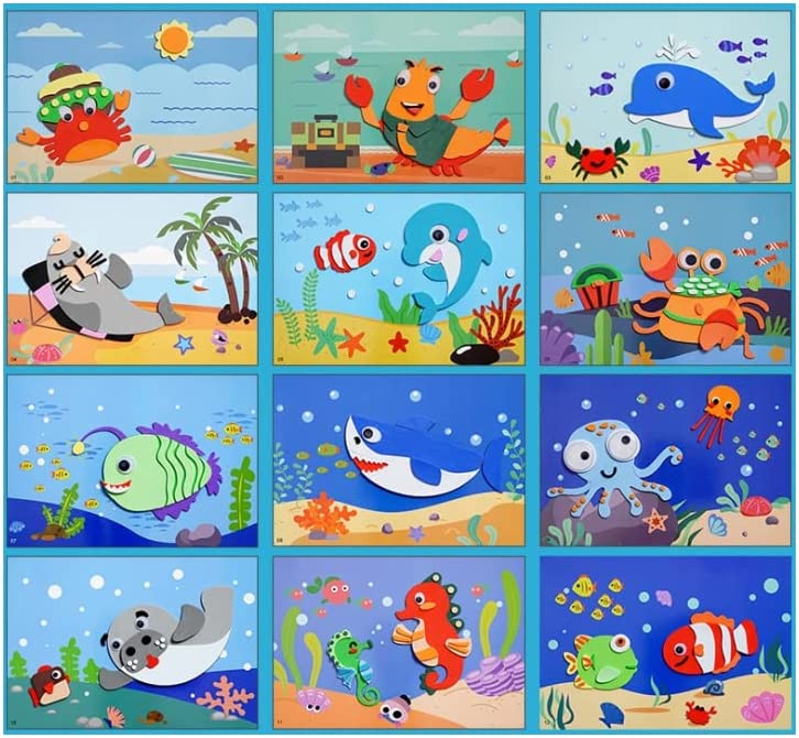 3D sticker puzzel kind | Foam stickers knutselset