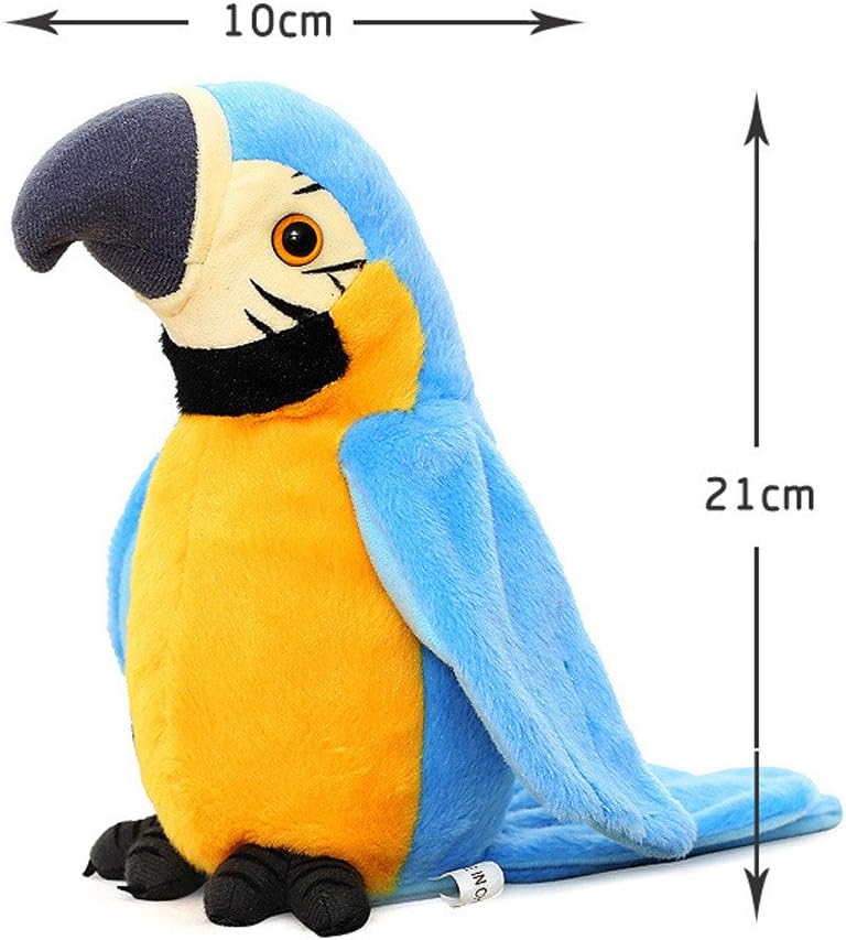 Pratende Papegaai Knuffel – Herhaalt Stem & Geluid (2+)