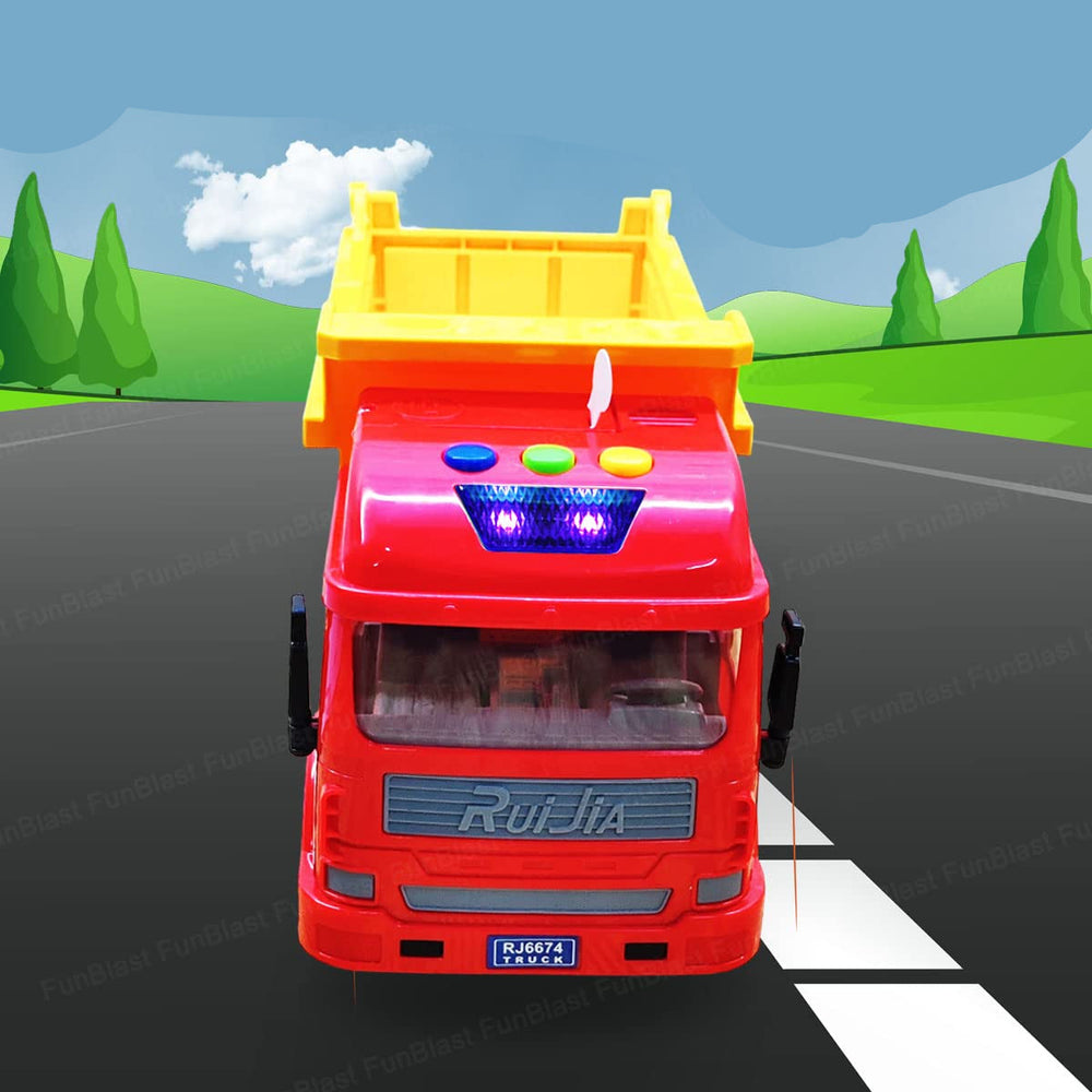 Fricite Kiepwagen voor Kinderen – Licht, Geluid en Sterke Bouwkwaliteit