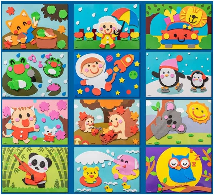 3D sticker puzzel kind | Foam stickers knutselset