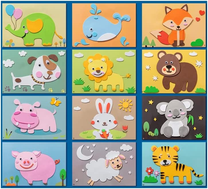 Crealoom Stick&Shape Foam Art Set – Creatief 3D Knutselplezier voor Kinderen Vanaf 3 Jaar