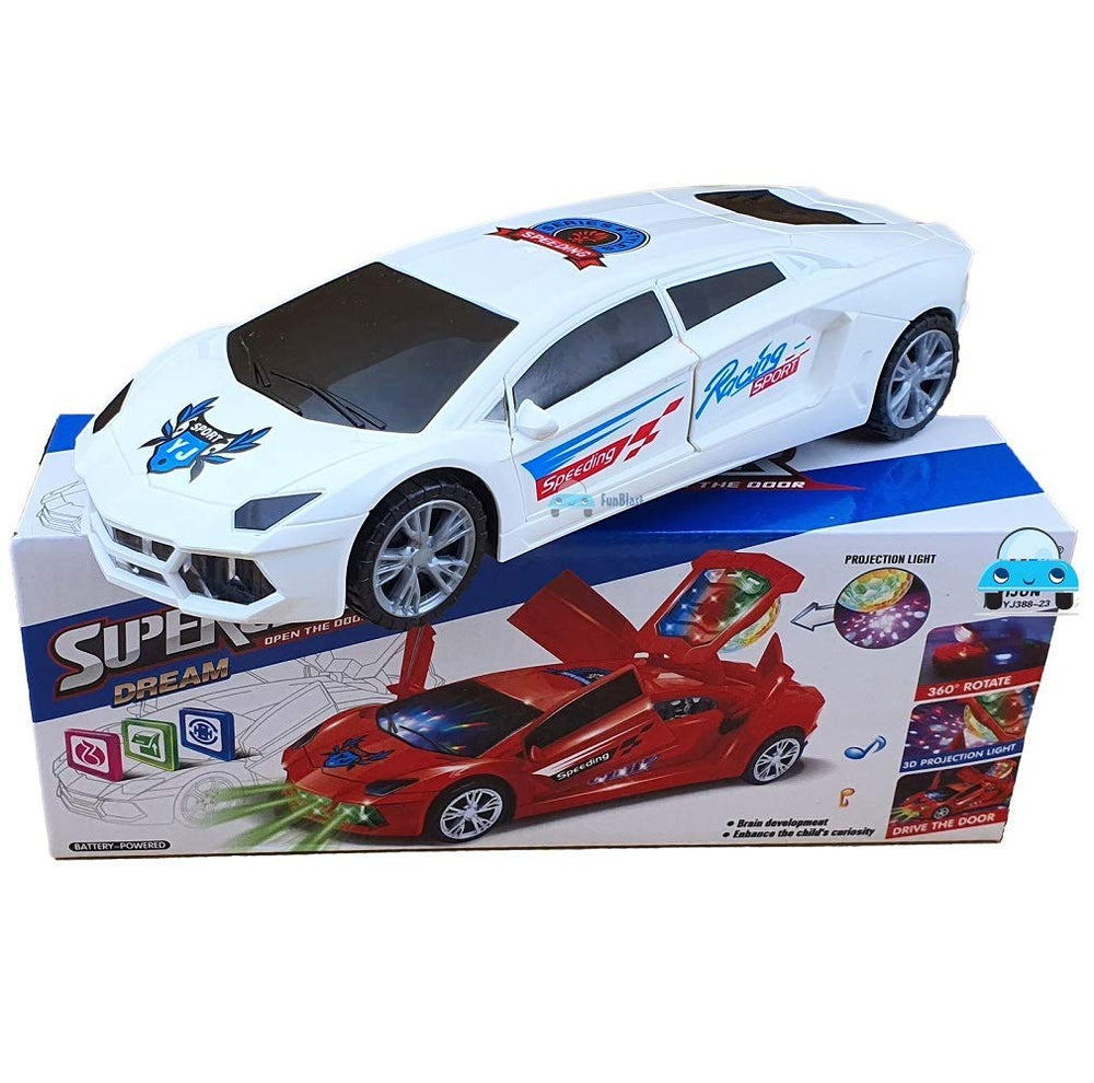 Stuntauto 360° met Licht & Geluid – Speelgoed Auto 3+