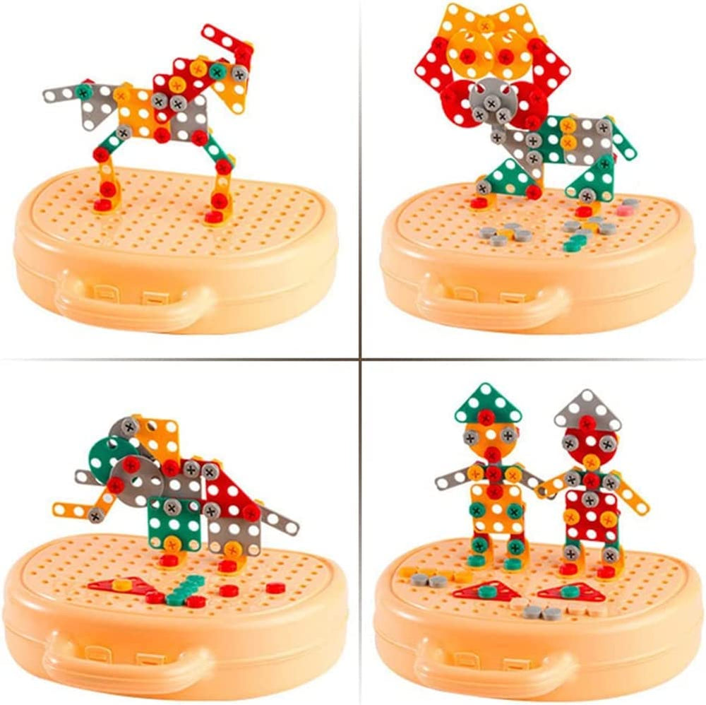STEM Electric Bouwset 203-delig – Educatief Bouwspeelgoed met Boormachine voor Kinderen (5+)