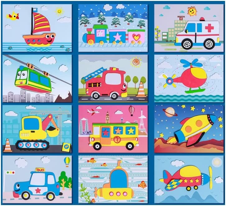 3D sticker puzzel kind | Foam stickers knutselset
