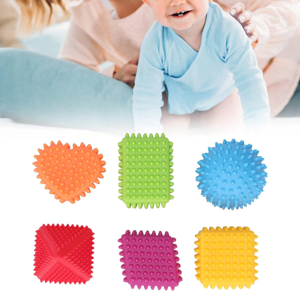 Lunaro Kids Tactilo Play SensoSphere – Sensorische Ballen voor Motoriek & Zintuiglijke Ontwikkeling (6-delige Set)