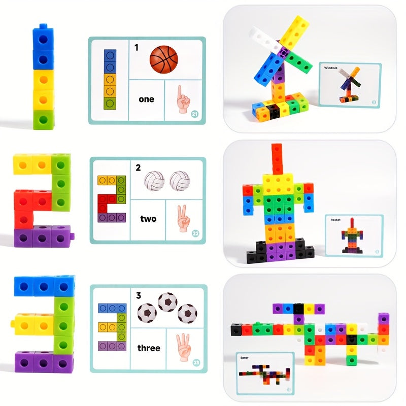 Educatieve Leerblokken Set – Bouwblokken voor Tellen & Creatief Spelen