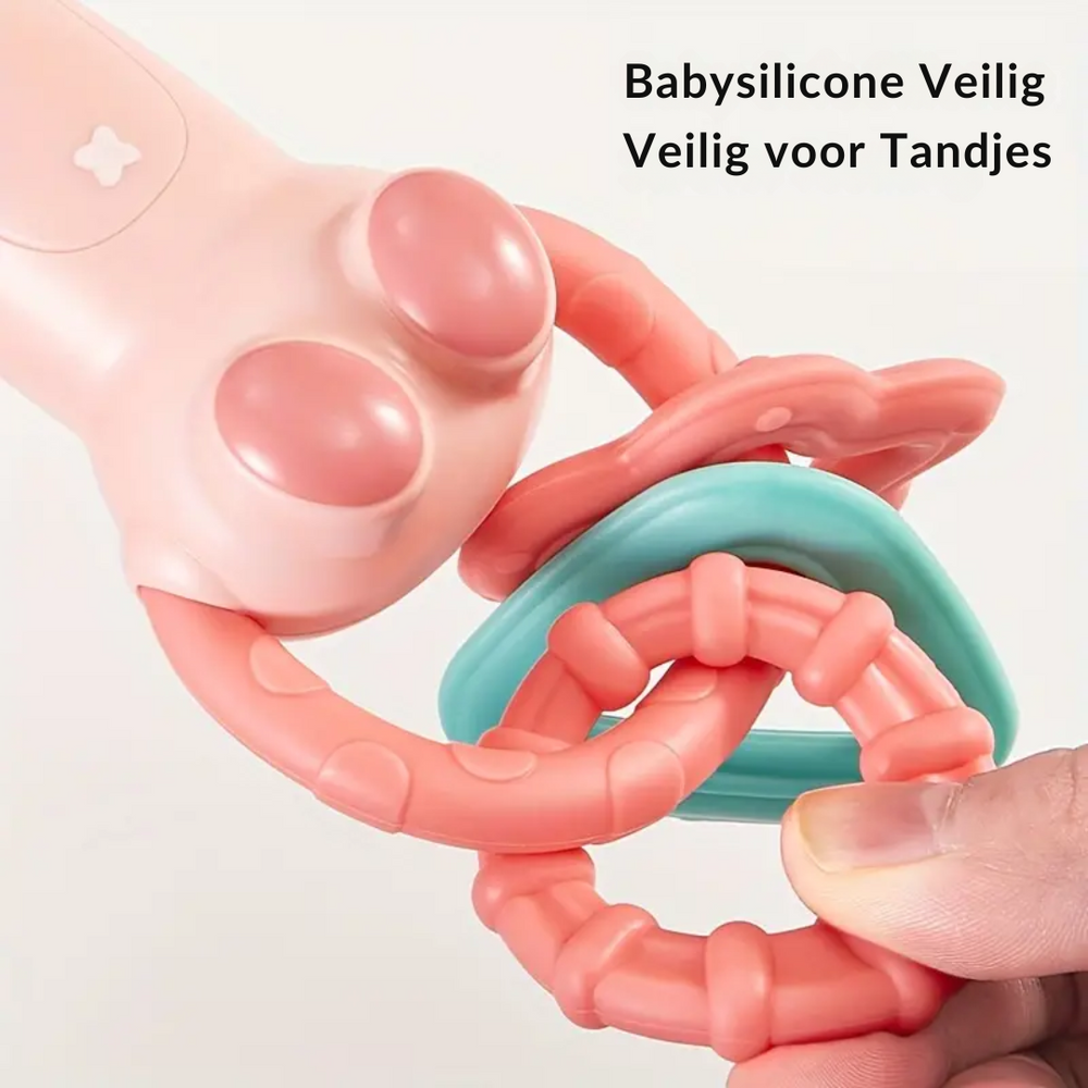 Sensorix Baby Rammelaar – Veilig & Educatief Speelgoed voor Zintuiglijke Ontwikkeling