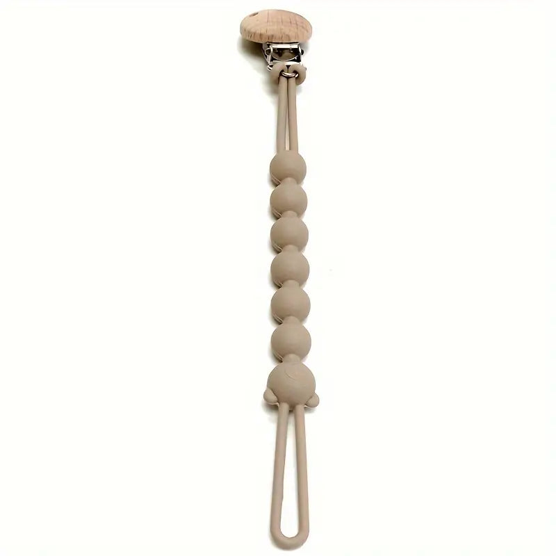 CuddlyClip Speenkoord – Veilig, BPA-vrij & Schattige Beer voor Baby’s en Peuters