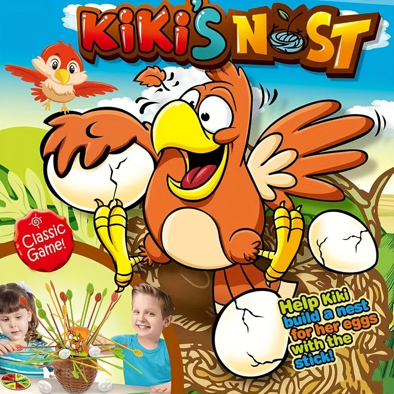 BirdNest Builder – Educatief Bordspel voor Kinderen 3-6 Jaar • Creatief & Strategisch Familiespel