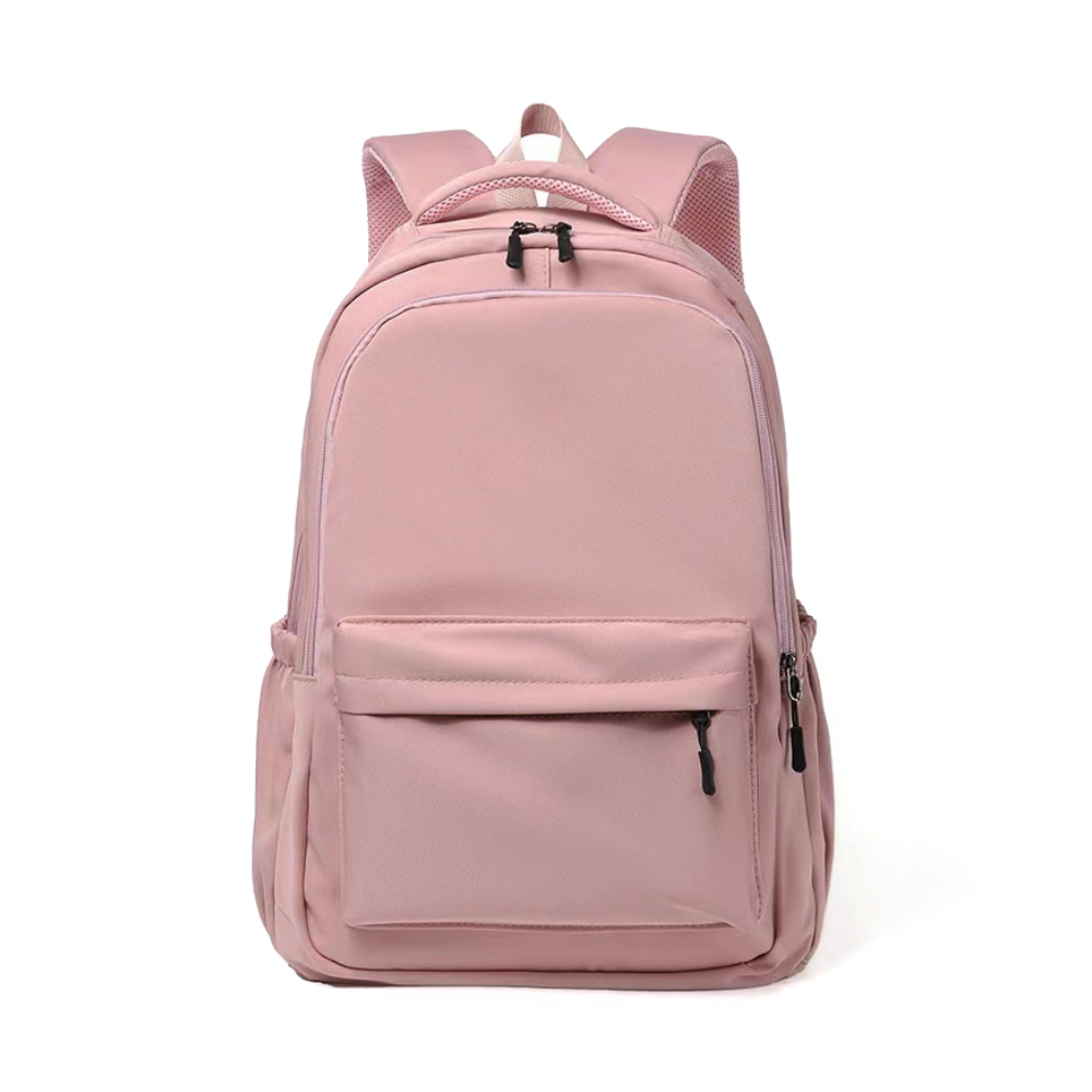 Laptoprugzak voor school en studie met voorvak en zijvakken – nylon, lichtgewicht | schooltas