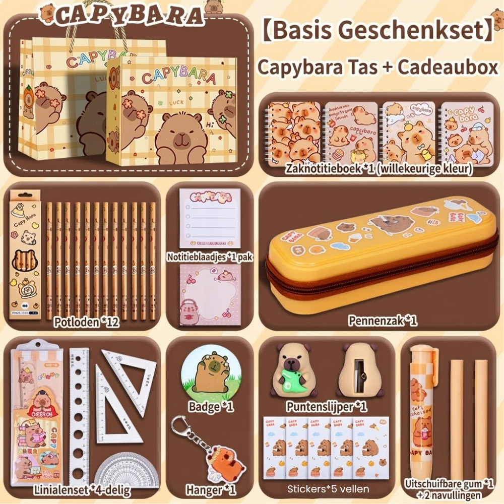 Complete schoolspullen-cadeauset voor kinderen