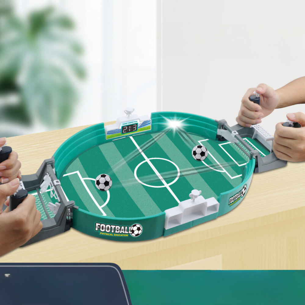 Mini Tafelvoetbal Spel – Voetbal Bordspel 2 Spelers