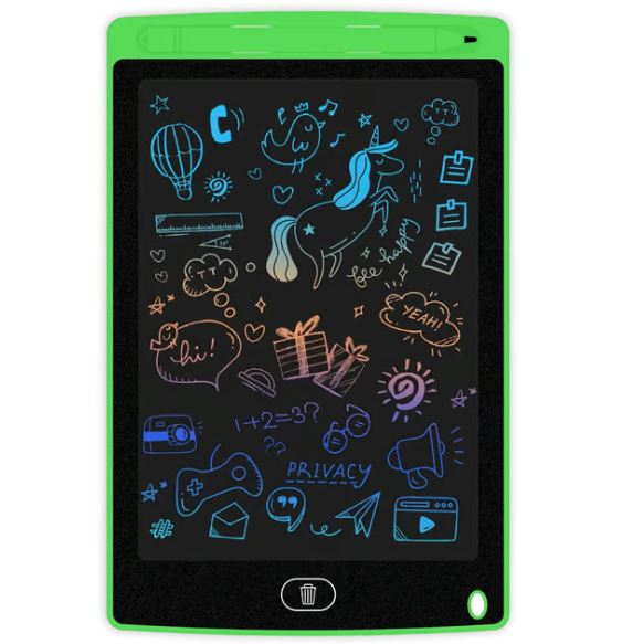 LCD Schrijftablet voor Kinderen – Herbruikbaar Digitaal Tekenbord met Wisfunctie – Ideaal voor Tekenen, Schrijven & Leren