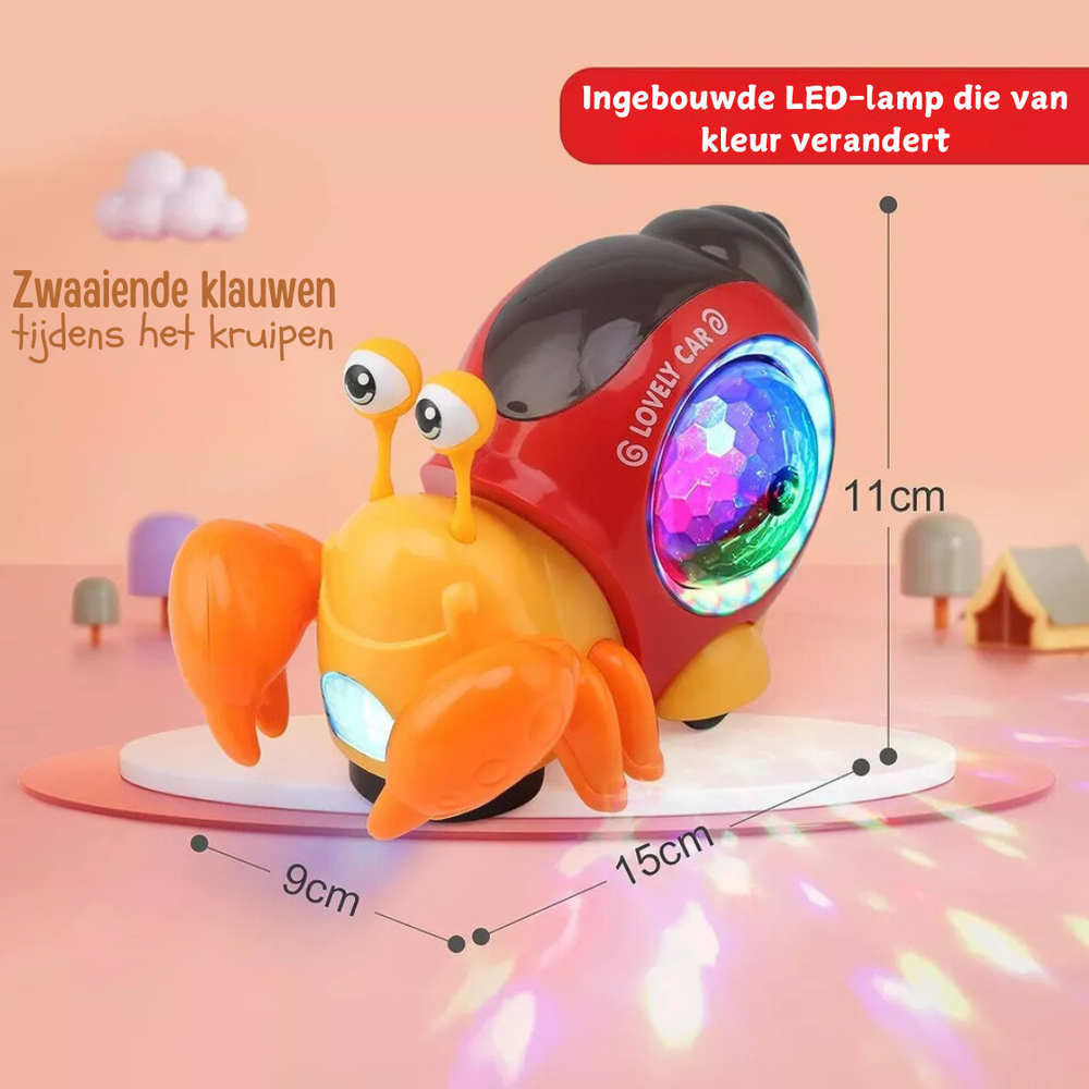 Muzikale Baby Slak – Kruipspeelgoed met Licht