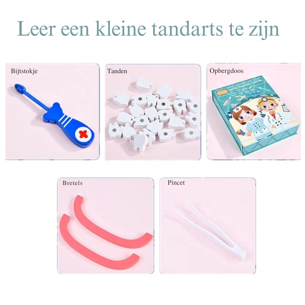 Tandarts Speelset voor Kinderen – Educatief Dokter Speelgoed & Rollenspel 3+ Jaar