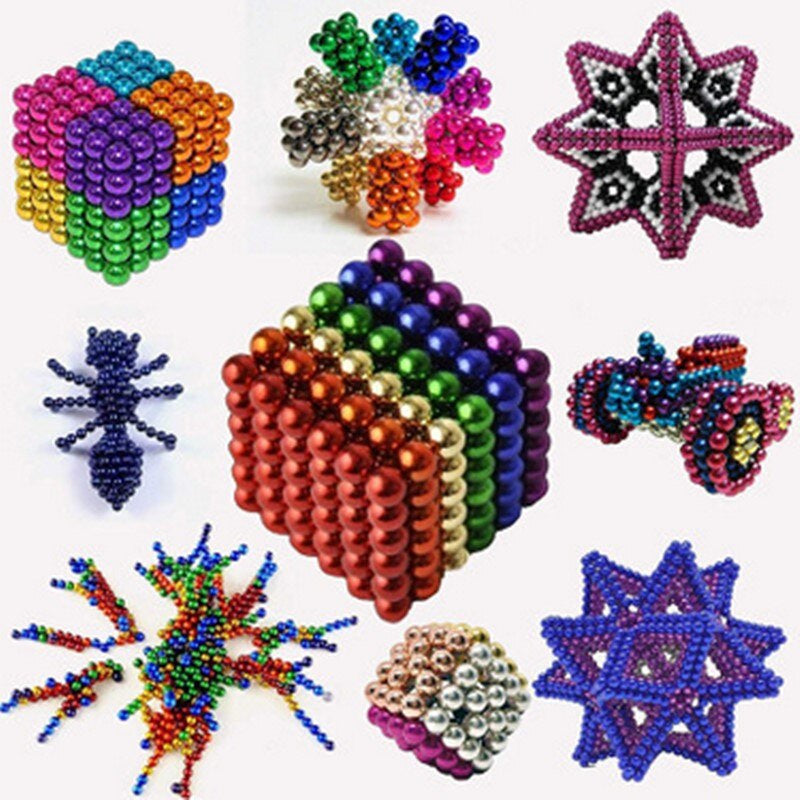 Magnetische Balletjes 216 Stuks – Educatief Bouw Speelgoed 7+