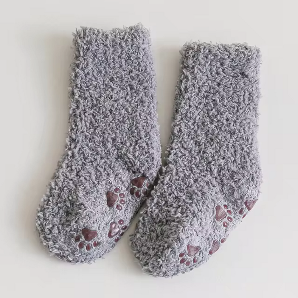Babysokken Antislip – Warme Fleece Sokken (0–3 Jaar)