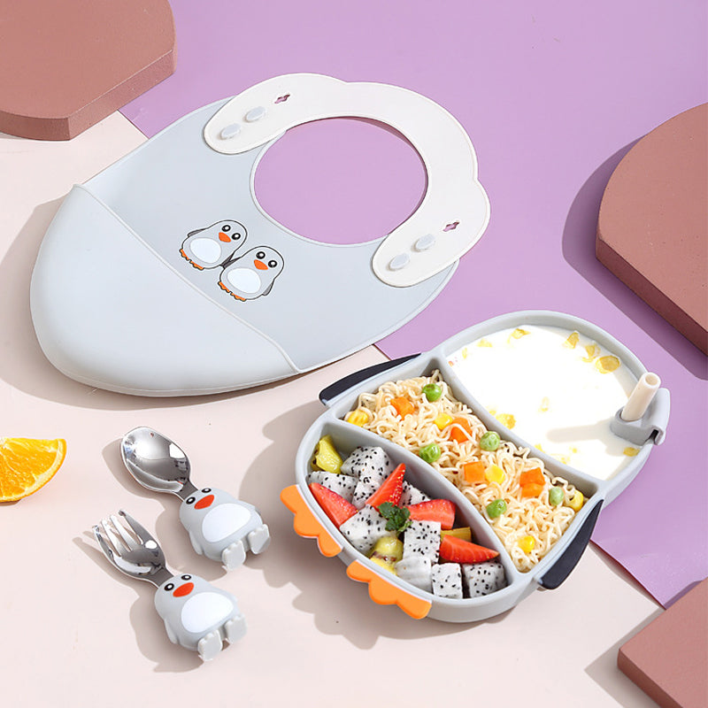 Baby Bord Zuignap – Siliconen Peuterbord met Vakjes