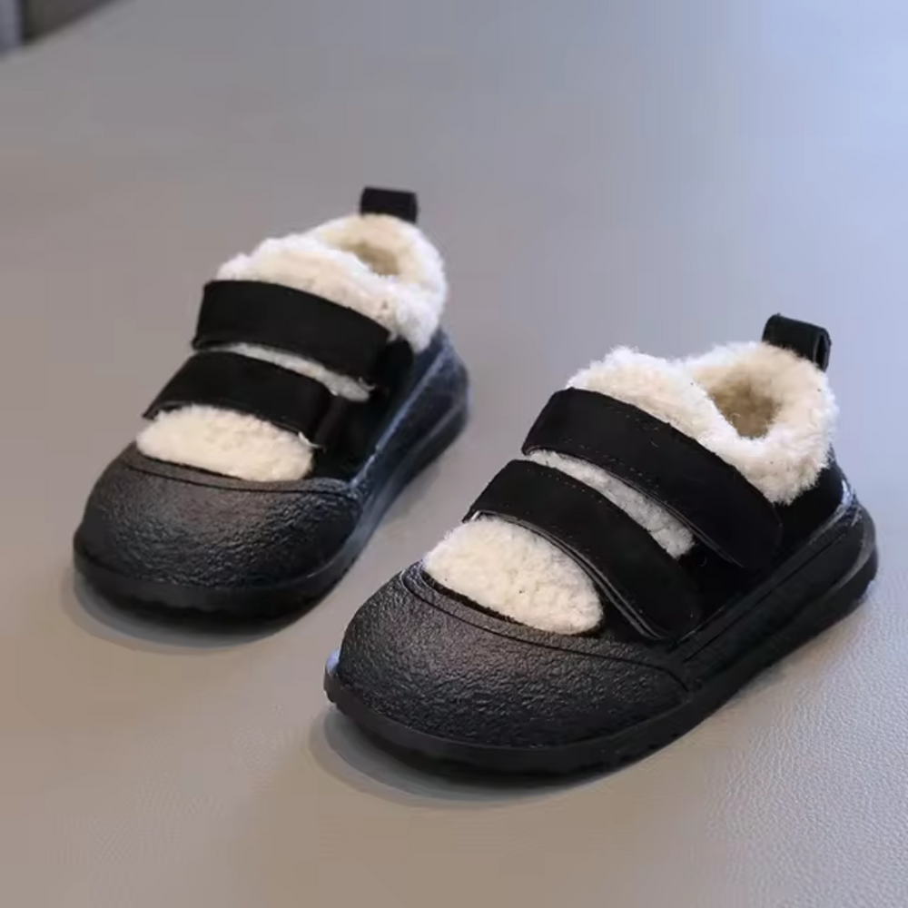 Kinder Sneakers Warm Gevoerd – Comfortabele Klittenbandschoenen voor Peuters & Kinderen – Unisex Winter Schoenen