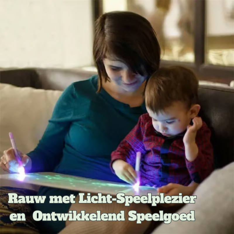 Kidvanta Play LumiDraw Tekentablet voor Kinderen – Herbruikbaar Educatief Tekenbord vanaf 2 Jaar