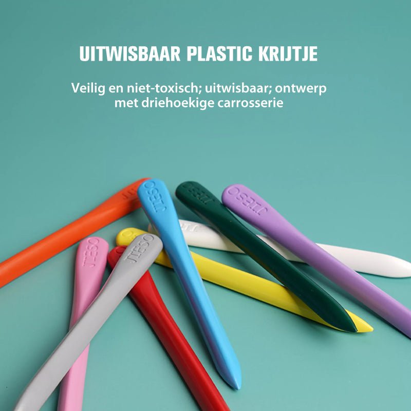 EcoCrayons Natuurlijke Wasco Krijtjes – Milieuvriendelijke Kleuren Set