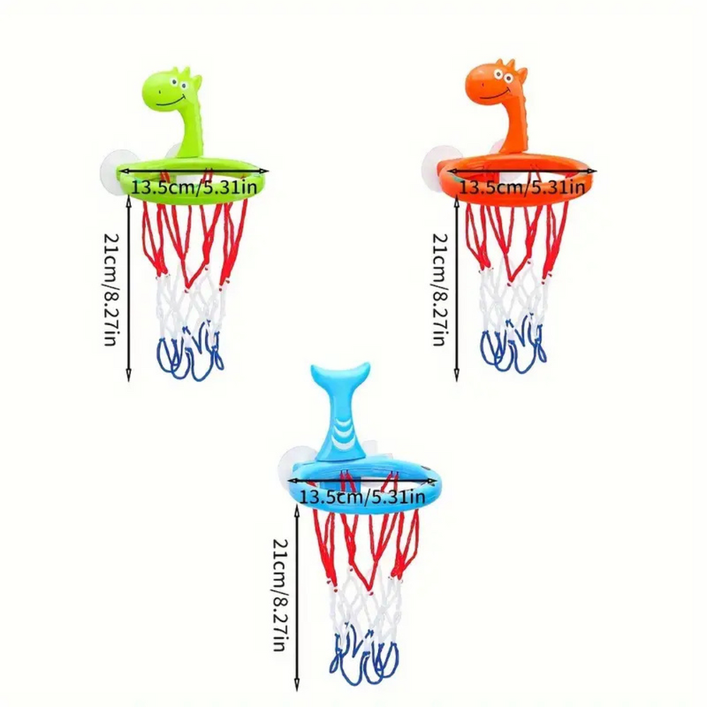 Badspeelgoed Basketbal Set – Dino Hoop met Ballen (3+)