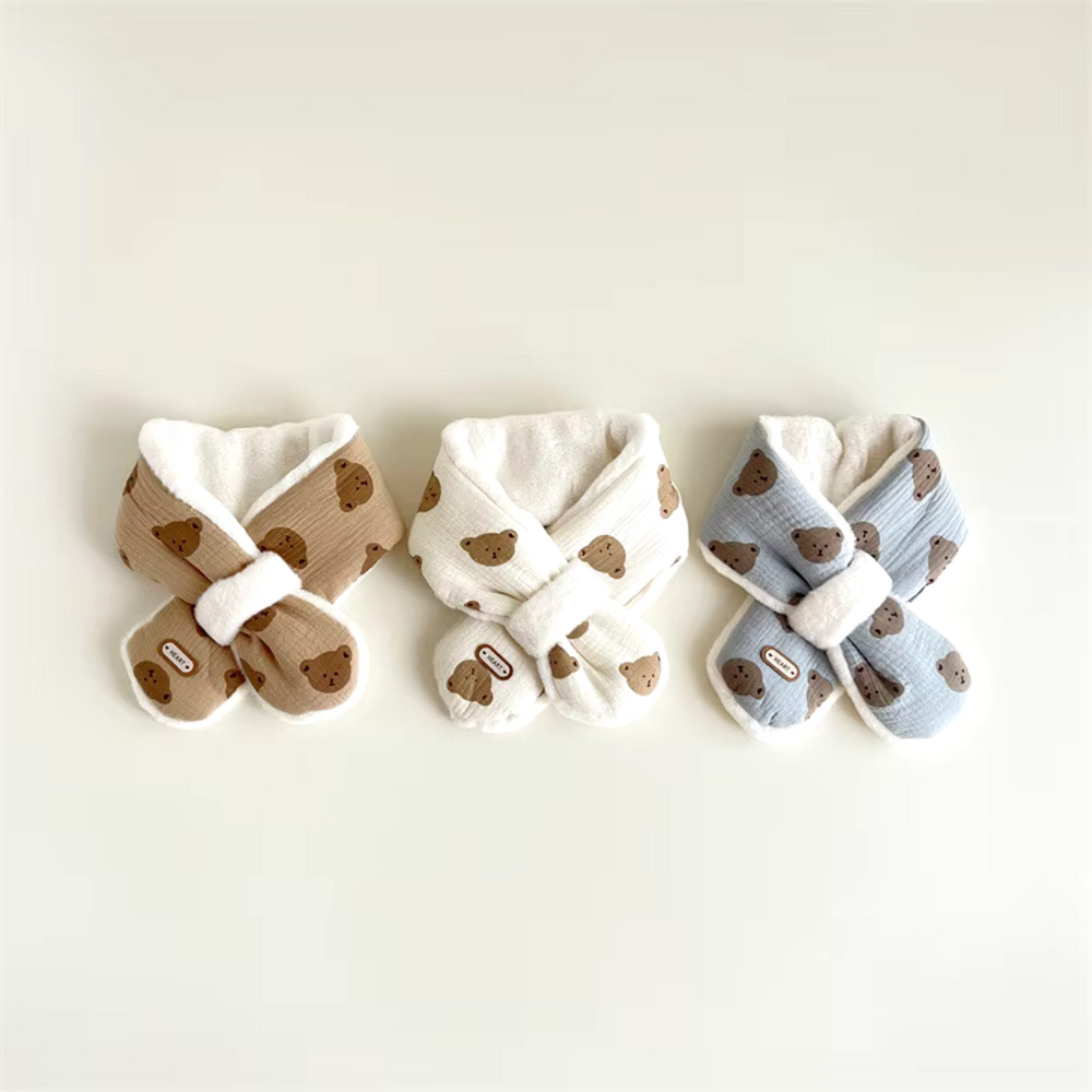 Teddy Bear Kinder Sjaal – Warm, Zacht & Schattig voor Peuters