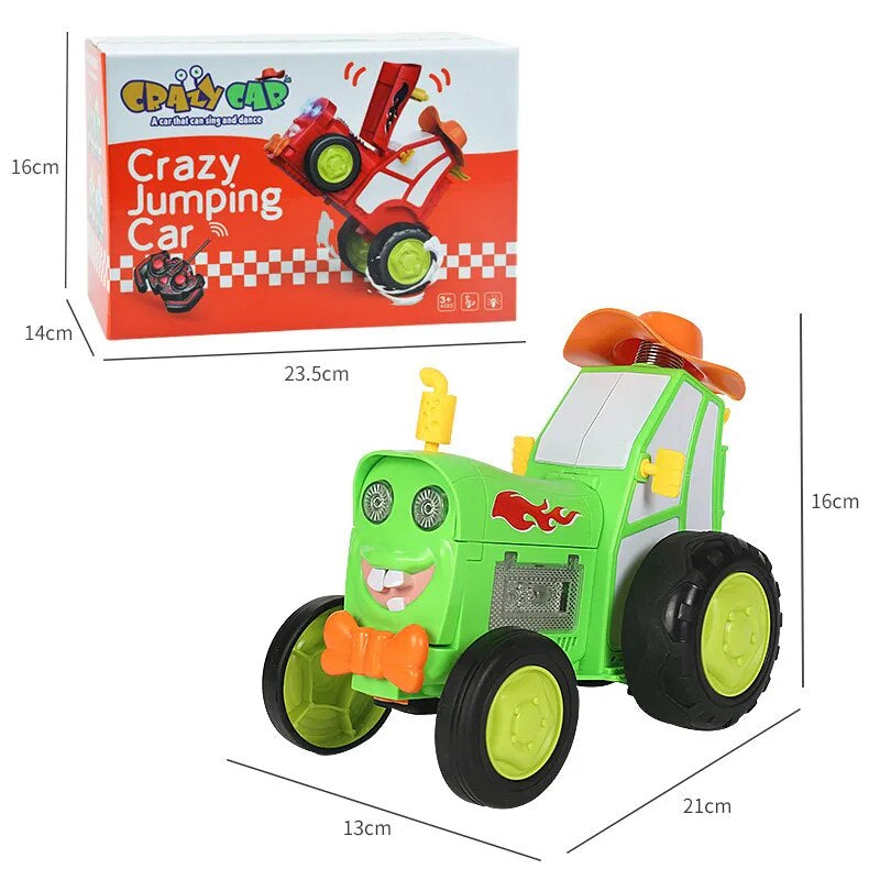 JumpMaster RC Stuntauto – Op afstand bestuurbaar met LED, muziek en spectaculaire stunts voor kinderen