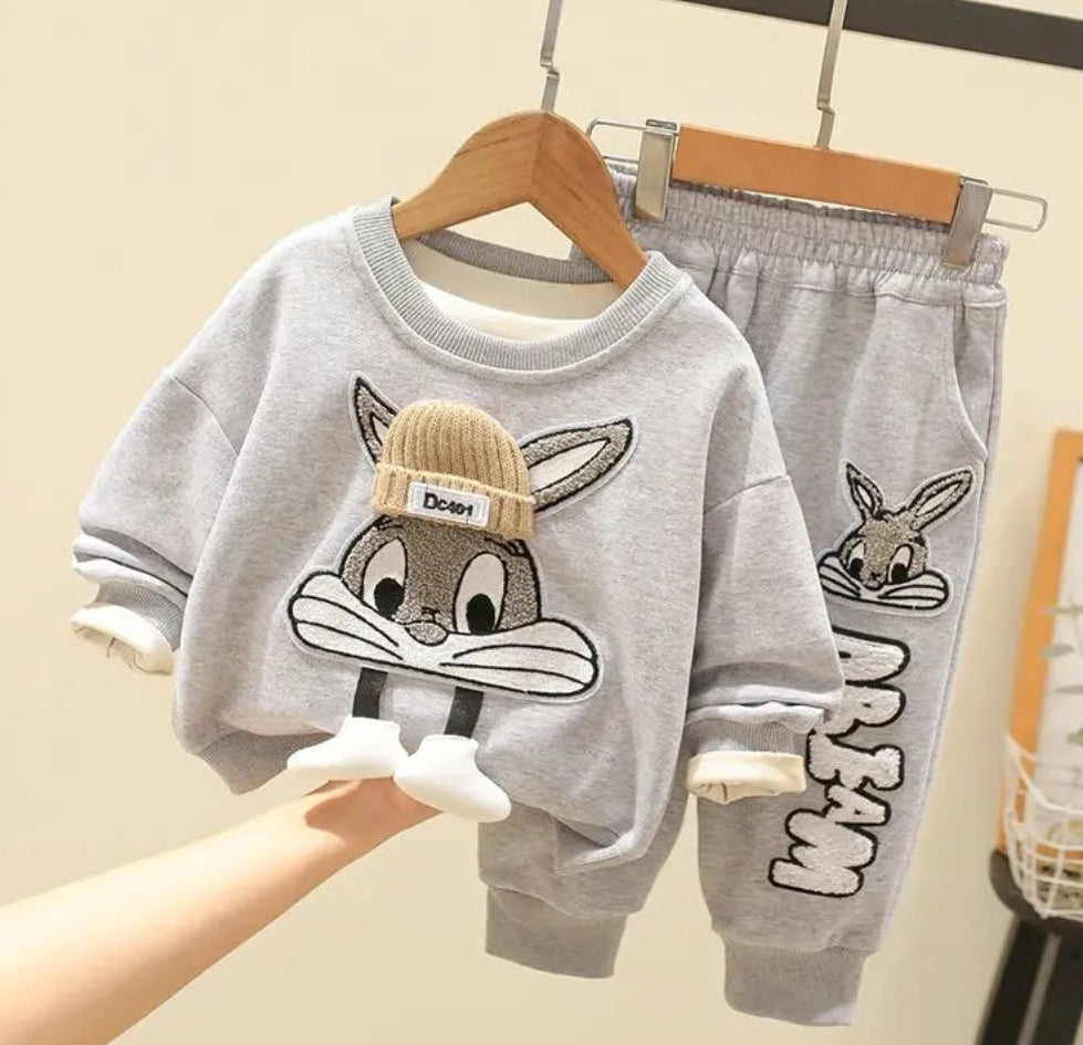 Unisex Warme Bunny Sweater & Broek Set (2-Delig)