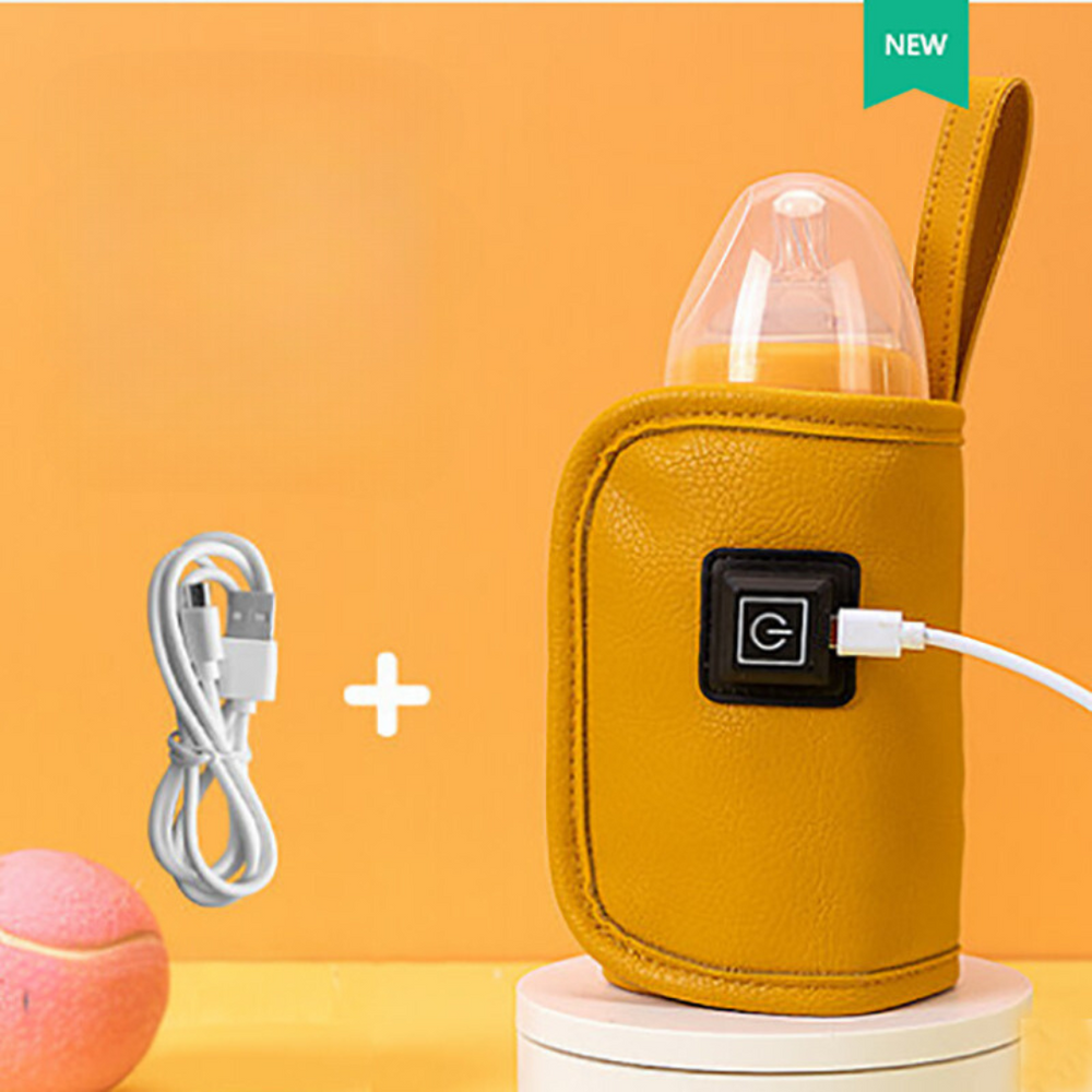 Draagbare Babyflessenwarmer – Warm Melk Onderweg in Minuten | USB & Type-C Aansluiting