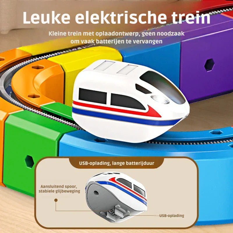 Playvero BuildSphere – Magnetisch Bouw- en Railsysteem voor Creatief en Educatief Speelplezier