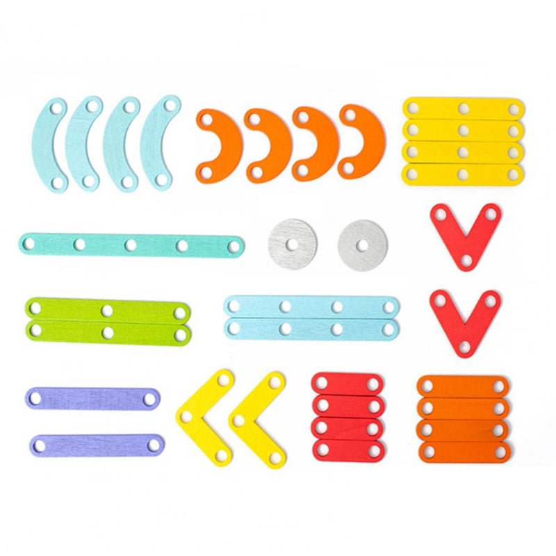 BrainShapes Builder – Educatieve Houten Puzzel voor Kinderen | Creatief & Leerzaam Spel