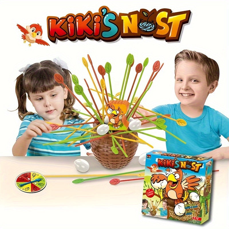 BirdNest Builder – Educatief Bordspel voor Kinderen 3-6 Jaar • Creatief & Strategisch Familiespel