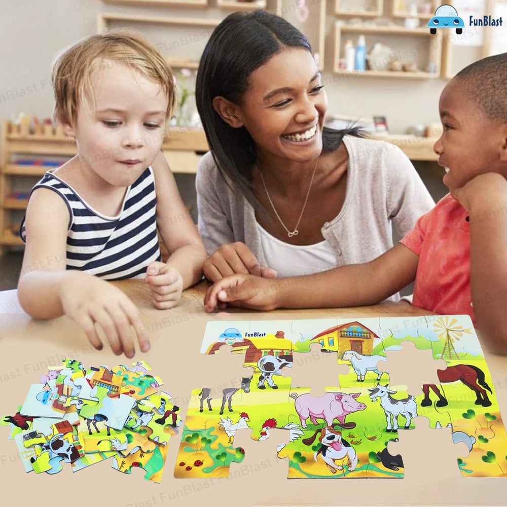Dierenpuzzel 30 Stuks – Educatieve Kinderpuzzel vanaf 3 Jaar