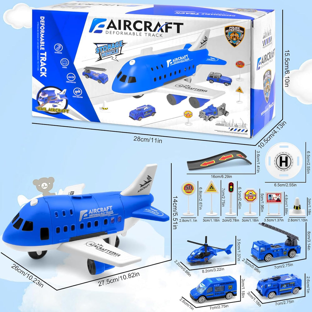 SkyPort Adventure Playset – Educatief Vliegveld Speelgoed voor Kinderen 3+ | Creatief Rollenspel & Motorische Vaardigheden